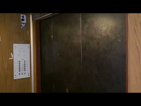 Видео: Лифты КМЗ 1993 года, V=1.0 м/с, гп=400,630 кг. (г. Минск, ул. Илимская 16 п2)