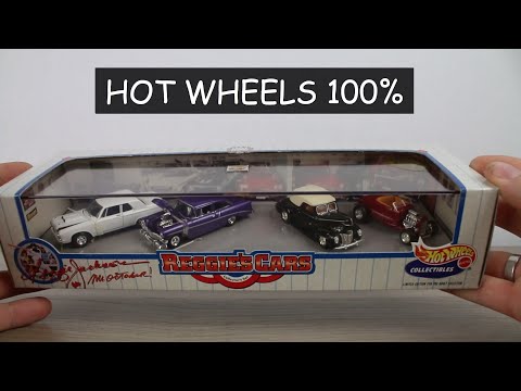 Видео: HOT WHEELS 100% Reggie Cars Обзор сета