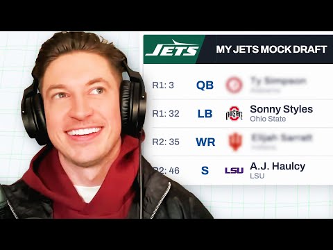 Видео: 3-раундовый пробный драфт: New York Jets