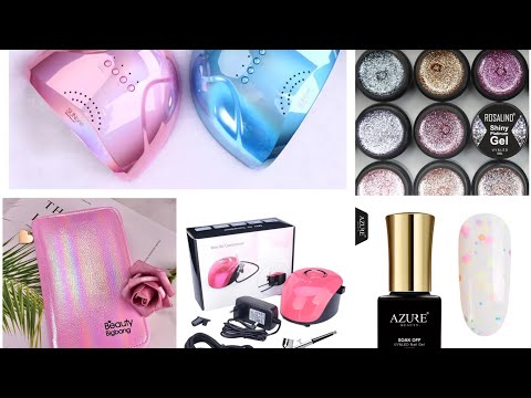 Видео: МЕГА распаковка посылок с AliExpress для маникюра. BeautyBigBang , AZURE, ЛАМПЫ АЭРОГРАФФ