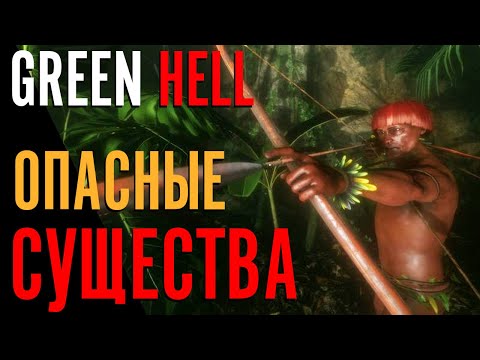 Видео: Самые ОПАСНЫЕ СУЩЕСТВА в GREEN HELL | Гайд