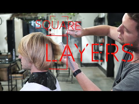 Видео: МУЖСКАЯ УДЛИНЕННАЯ СТРИЖКА НА СУХИЕ ВОЛОСЫ