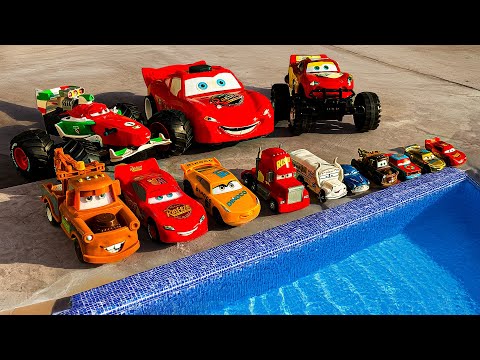 Видео: Обзор игрушек Disney Pixar Cars | Молния Маккуин, Финн Макмиссл, Мак, Док Хадсон, Круз Рамирес