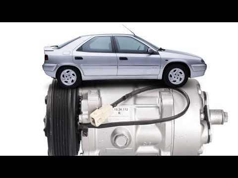 Видео: Citroen xantia 1.9td Замена компрессора кондиционера