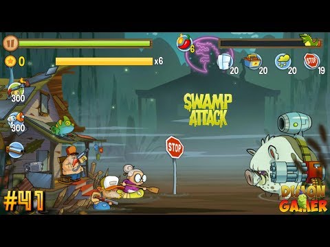 Видео: Прохождение игры Swamp Attack (Android) #41 (Экстремальный Кабан)