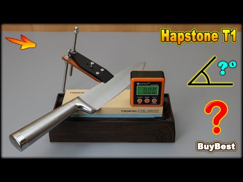 Видео: Ошибка! Как выставить правильный угол заточки ножа на точилке ножей по типу "Костыль" - Hapstone T1?