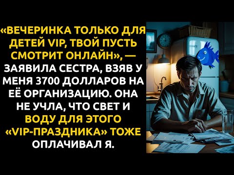 Видео: «ТЫ УНИЗИЛ СЕСТРУ!» — кричала семья. Но я просто ПЕРЕСТАЛ оплачивать ее счета за праздник...