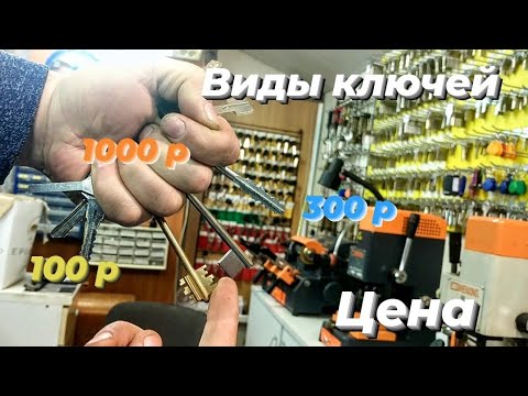 Видео: Виды дверных ключей.Изготовление ключей и их стоимость .Екатеринбург 2021.