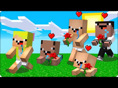 Видео: 💛ВСЕ НУБЫ Влюбились в НУБИКА в Майнкрафте! Нубик Кубик Шеди Леска MINECRAFT 💛