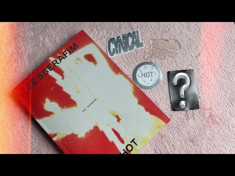 Видео: 🔥Распаковка LE SSERAFIM HOT (Bleached aura ver.)🔥