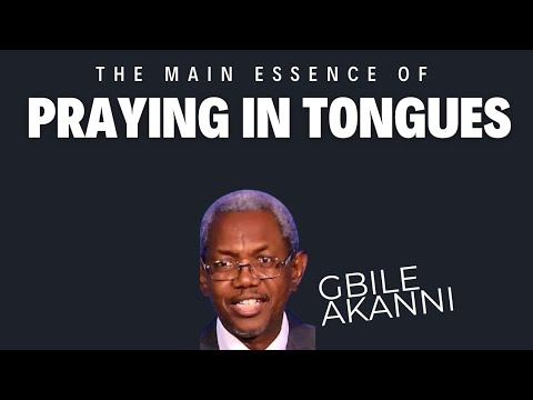 Видео: Основная суть молитвы на языках || Брат Гбиле Аканни
