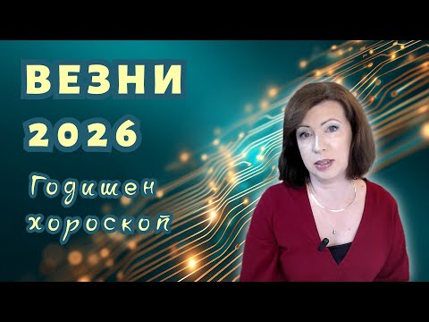 Видео: 💥ВЕЗНИ 2026 ✨ГОДИШЕН ХОРОСКОП✨