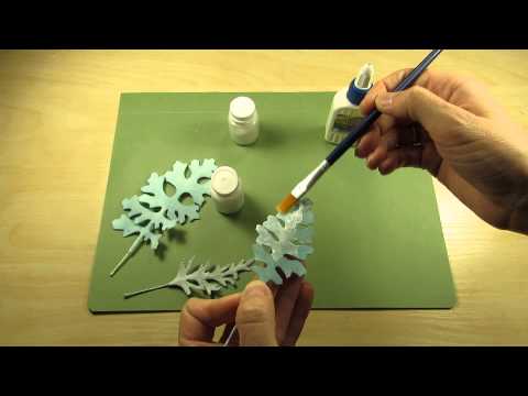 Видео: Мастер-класс "Как флокировать листочки из фоамирана"