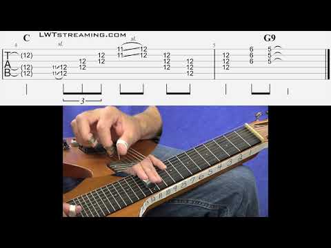 Видео: Прогулка после полуночи — Вступление — C6 Lap Steel (CEGACE)