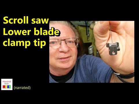 Видео: 117. Нижний зажим пильного полотна лобзика