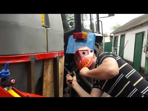 Видео: Доработка оприскувача 1000л.Підножка просто вогонь.👍🔩🔧