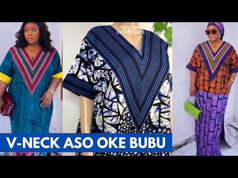 Видео: Как идеально вырезать и пришить полосатый ASO OKE к платью-бубу с V-образным вырезом | Для начина...