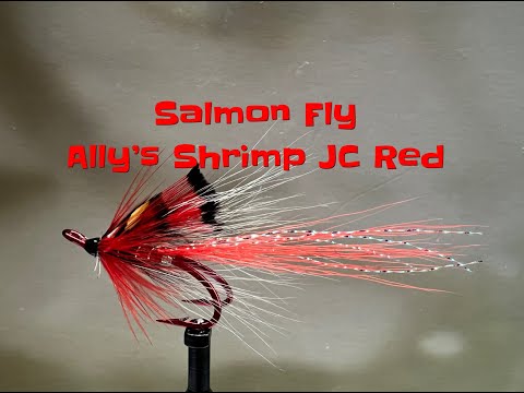 Видео: Лососёвая Мушка Ally's Shrimp JC Red Как связать от GM FLY