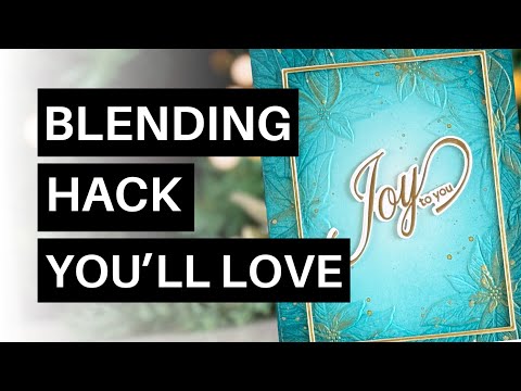 Видео: Лайфхак по смешиванию чернил, который должен знать каждый мастер! Simon Says Stamp