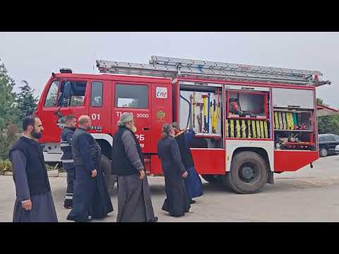 Видео: Освещаване на пожарен автомобил  01 на НОРБ Пловдив
