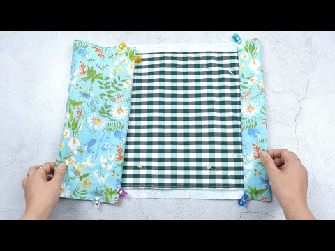 Видео: Таким образом легко вшить молнию.  Новый способ сделать сумку на молнии.