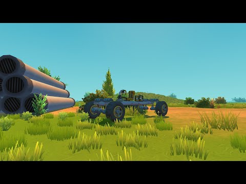 Видео: Гайд как построить простую подвеску для любой машины в Scrap Mechanic