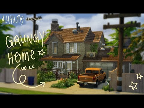 Видео: Я построил реалистичный дом для отца-одиночки🌲 🛻🪦The Sims 4: Скоростное строительство с комментар...
