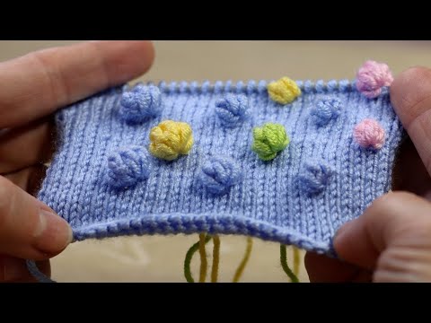 Видео: 4 способа как вязать "Попкорн" ("Шишечки") крючком. Вяжем с Оксаной Валерьевной.