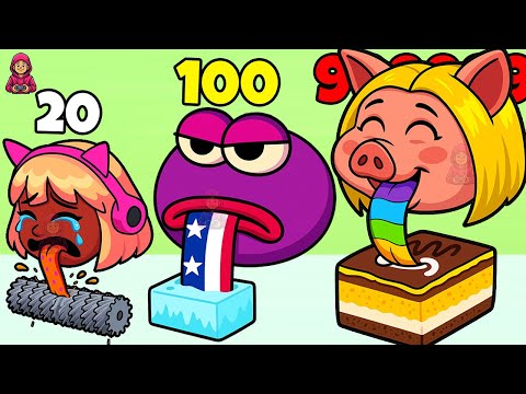 Видео: ДАЖЕ НЕ ДУМАЙ ЭТО ОБЛИЗЫВАТЬ!ЭВОЛЮЦИЯ ЛИЗУНА Lick Runner