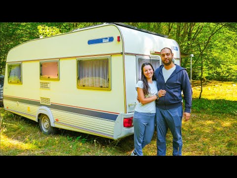 Видео: Първо пътешествие с КАРАВАНАТА | Тетевенски балкан ⛰️ | Живот на село | Boho Soulz