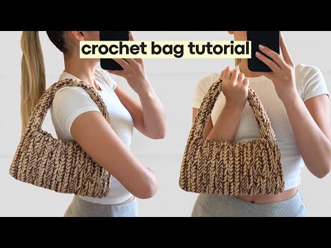 Видео: Быстрый и простой урок по вязанию крючком сумки (для начинающих)