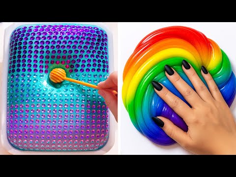Видео: Расслабляющие АСМР-видео со слаймом для сна | Satisfying Slime No Talking ASMR 3758
