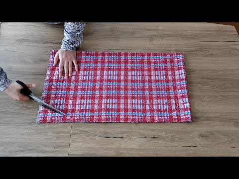 Видео: Новая идея 🤩 Сшейте за 10 минут, используя всего 1 метр ткани | Подходит для всех размеров🔥