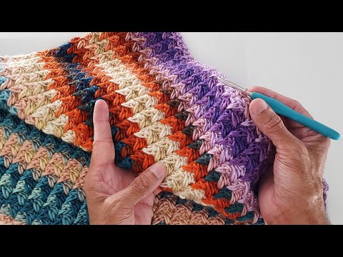 Видео: Стежки для вязания крючком | FLAG POINT шаг за шагом