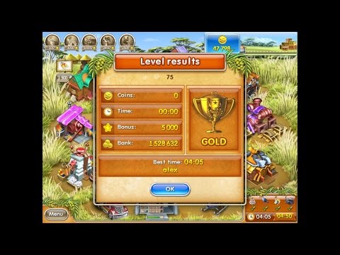 Видео: Farm Frenzy 3 only GOLD (level 75) playthrough Веселая ферма 3 (уровень 75) Золото