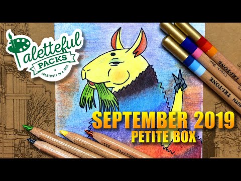 Видео: ТРЕХЦВЕТНЫЕ КАРАНДАШИ TRI-TONE от KOH-I-NOOR | Paletteful Packs 09.2019