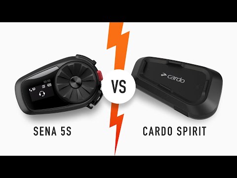 Видео: Полное сравнение мотогарнитур Sena 5S и Cardo Spirit