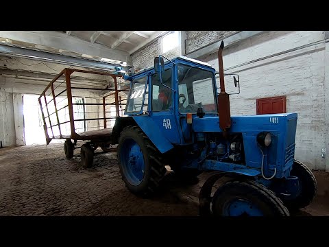 Видео: Как Мы с Василием телегу под сено ремонтировали... (1 часть) Начало.