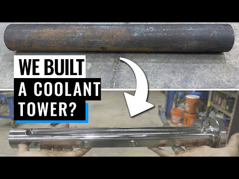 Видео: Строим собственную башню охлаждения для нового токарного станка