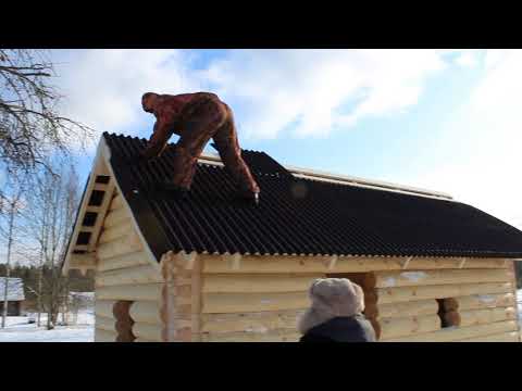 Видео: Изготовление и сборка сруба бани 3х6 / РубДом