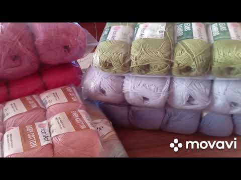 Видео: Обзор посылки с пряжей🧶Ура, хомяк доволен сполна🐁