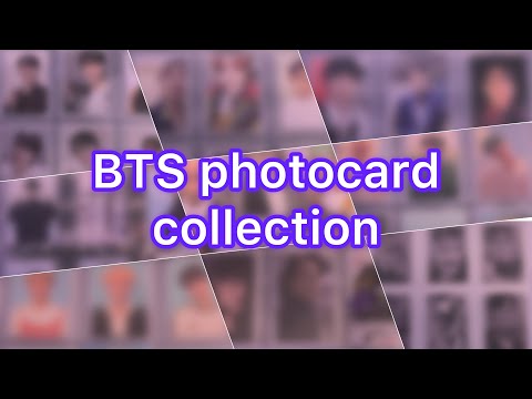 Видео: Коллекция к-поп карточек BTS / kpop photocard collection BTS