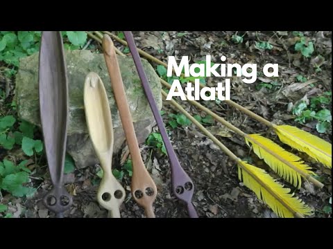 Видео: Метание и вырезание копья и примитивная метательная машина/атлатль вручную.