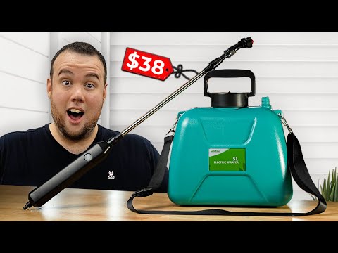 Видео: Я протестировал самый дешевый в мире аккумуляторный опрыскиватель