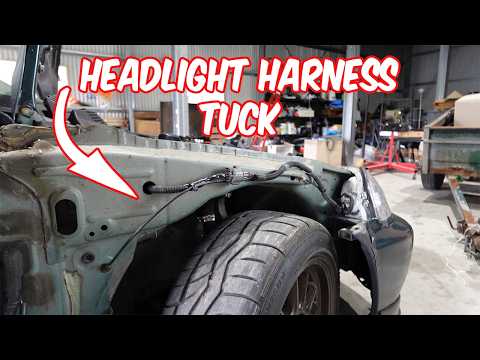 Видео: Как заправить жгут проводов фар на вашем Ek Civic