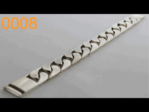 Видео: Ювелирка 0008 - Панцирный браслет на 150 грамм. Замок  коробка