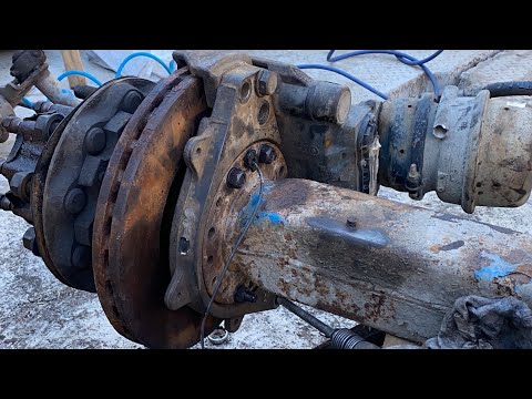 Видео: Задние дисковые тормоза для американца ч.1