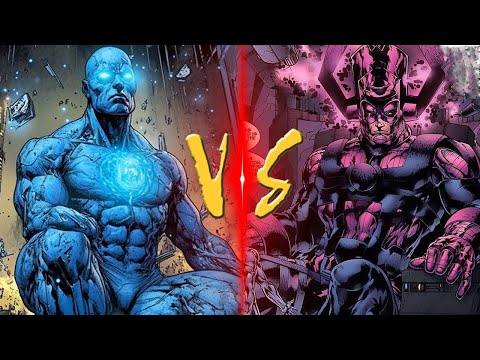 Видео: Доктор Манхэттен против Галактуса: даже близко не стояли! Кто победит в схватке? / Герои-злодеи