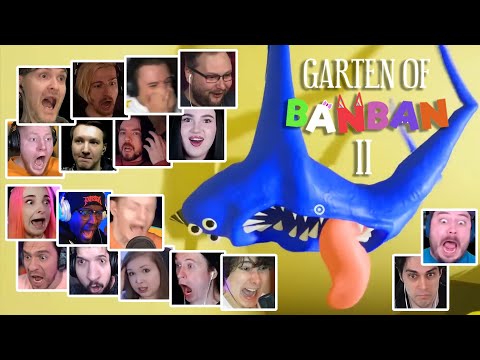 Видео: Реакция Летсплейщиков на Скример Паука в Garten of Banban 2
