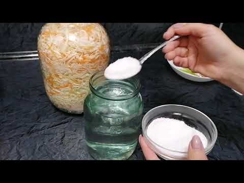 Видео: засолка капусты на зиму в банках